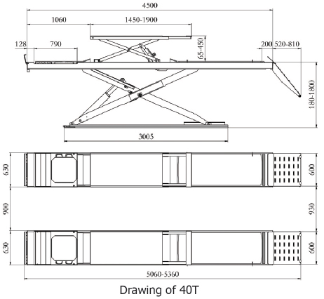 More Thin Alignment Scissor Lift QJY-J-40T