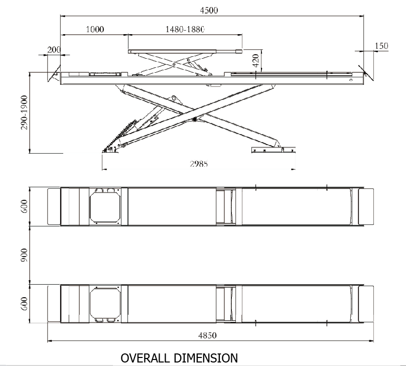 SXJS4023 Full Rise Alignment Scissor Lift