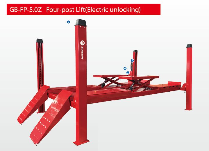 Four-post Lift GB-FP-5.0Z 