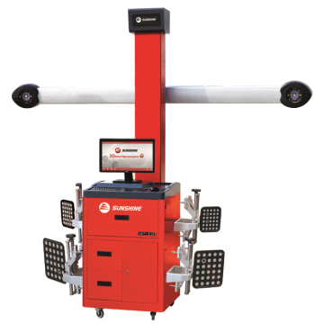 Alinhador móvel de roda por 3D