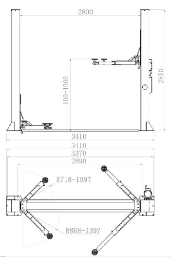 Ultra-thin Alignment scissor lift